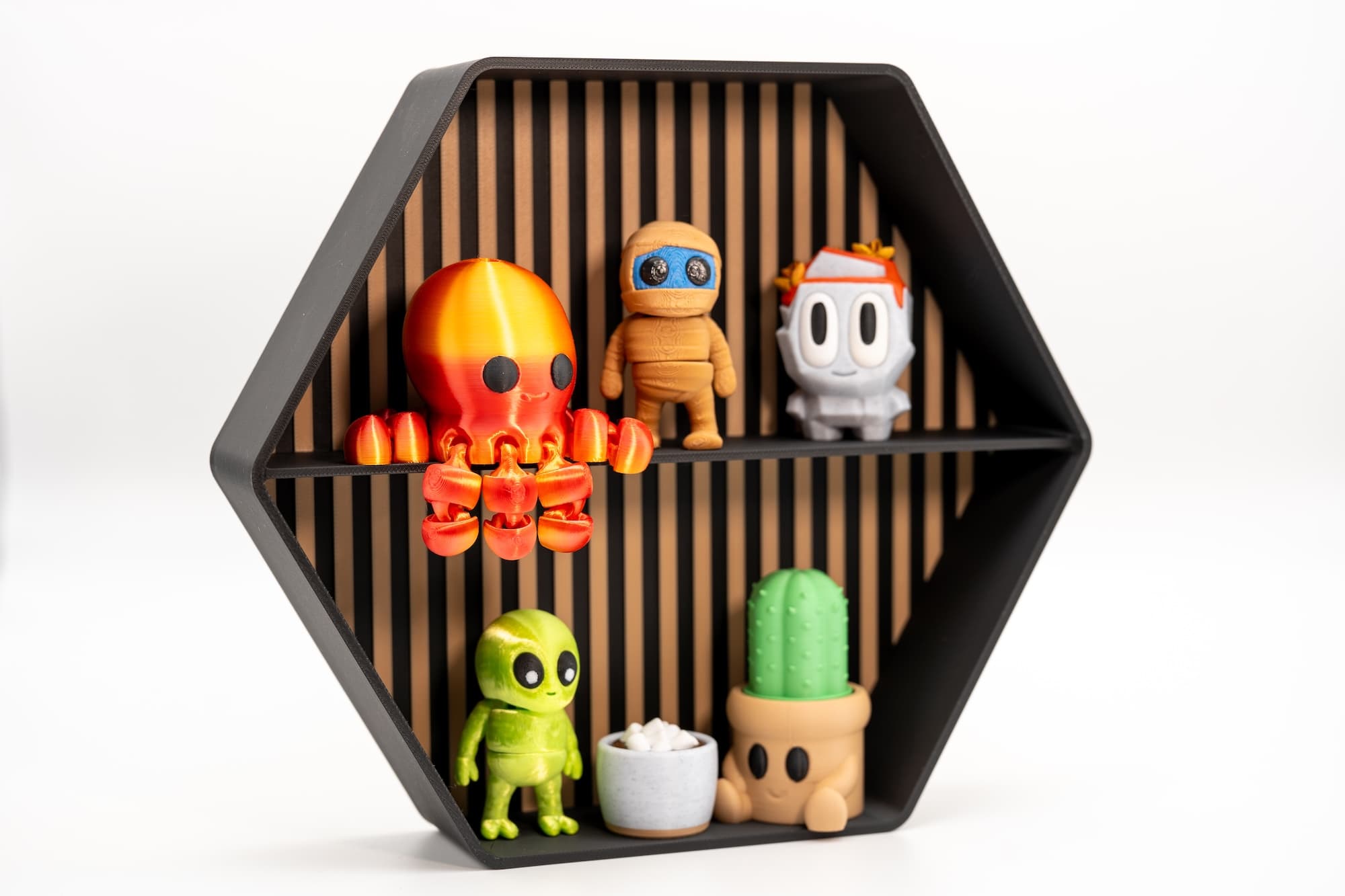 Spoolio Etagere Hexagone 4